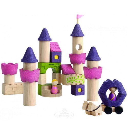 Конструктор для девочек Сказочное Королевство, 35 деталей, дерево Plan Toys