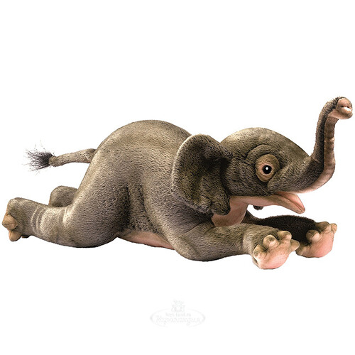Мягкая игрушка Слоненок Цирковой лежащий 34 см Hansa Creation