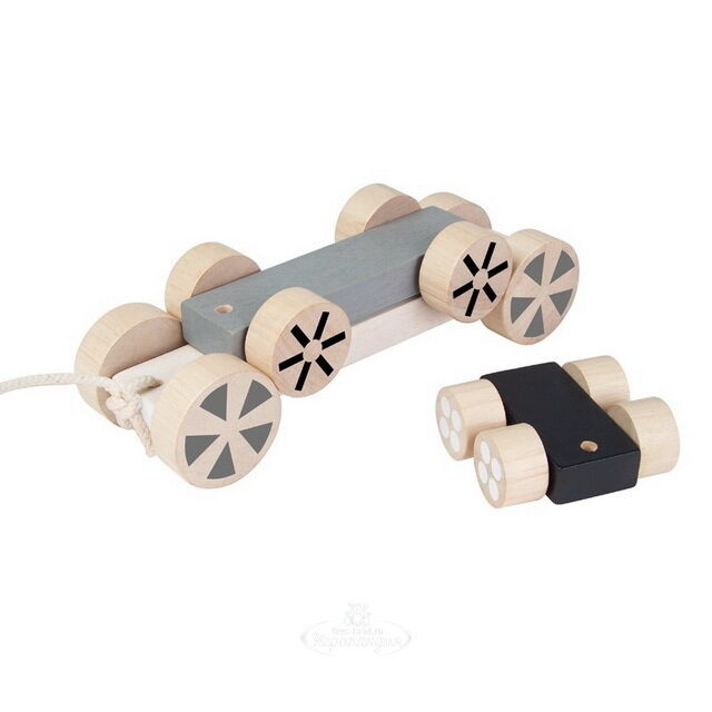Деревянная каталка Колеса 22 см Plan Toys (План Тойс)