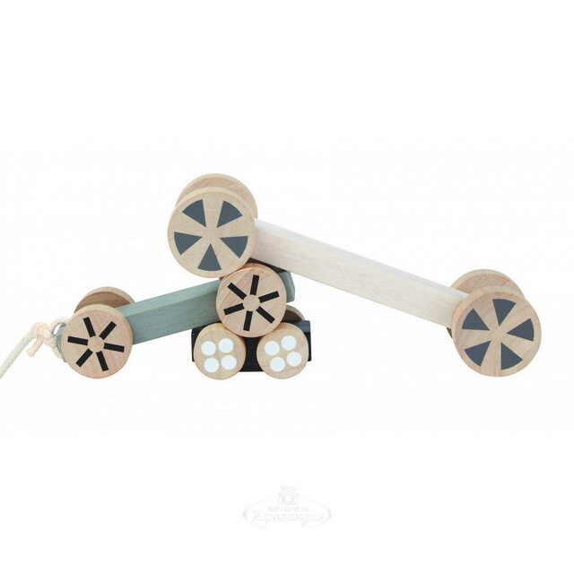 Деревянная каталка Колеса 22 см Plan Toys (План Тойс)