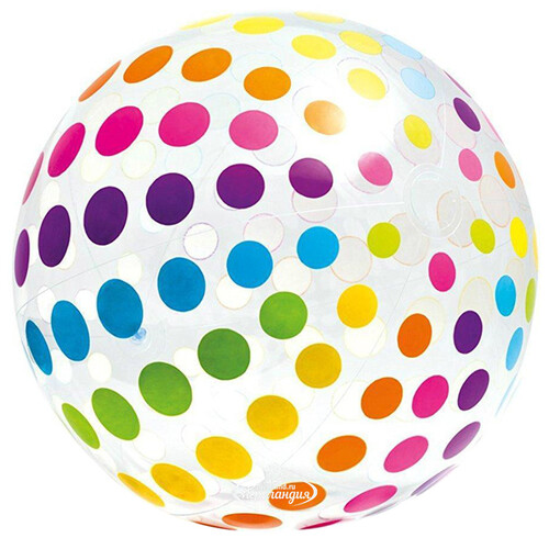 Большой надувной мяч Джамбо 183 см INTEX