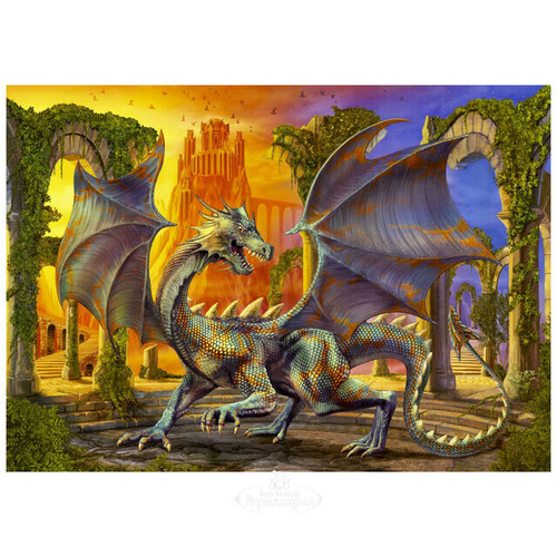 Пазл "Замок дракона", 1000 элементов, 65х48 см Schmidt