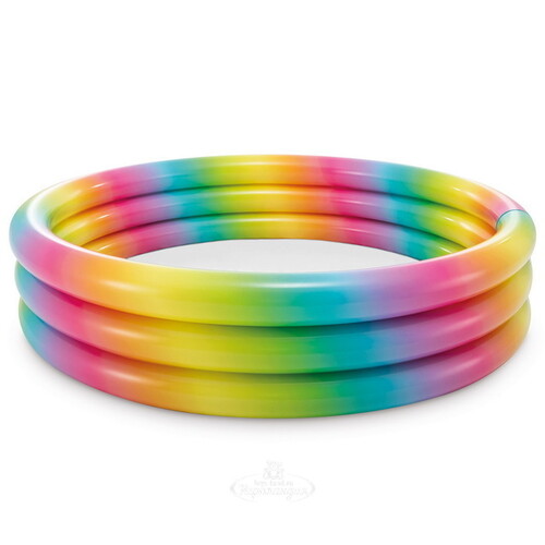 Детский бассейн Rainbow Ombre 168*38 см INTEX