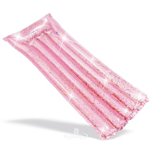 Надувной матрас для плавания Pink Shiny 170*53 см INTEX