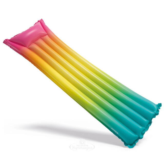 Надувной матрас для плавания Rainbow Style 170*53 см INTEX