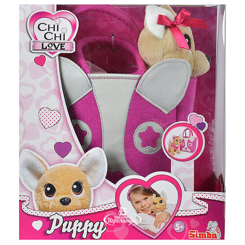 Chi Chi Love Чихуахуа Модница 20 см с розовой сумочкой Simba