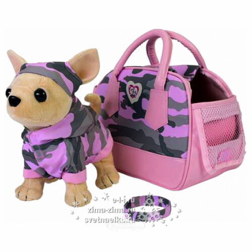 игрушка собака в сумке чихуахуа