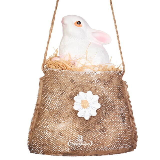 Елочная игрушка Country Bunny 9 см, подвеска Breitner