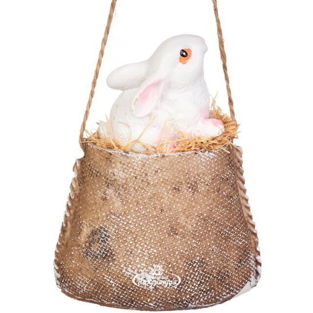 Елочная игрушка Country Bunny 9 см, подвеска Breitner