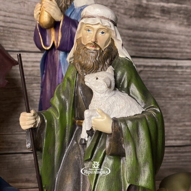 Рождественский вертеп Светлый праздник в Вифлееме 6-26 см, 11 фигурок Kaemingk