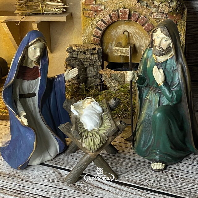 Рождественский вертеп Светлый праздник в Вифлееме 6-26 см, 11 фигурок Kaemingk