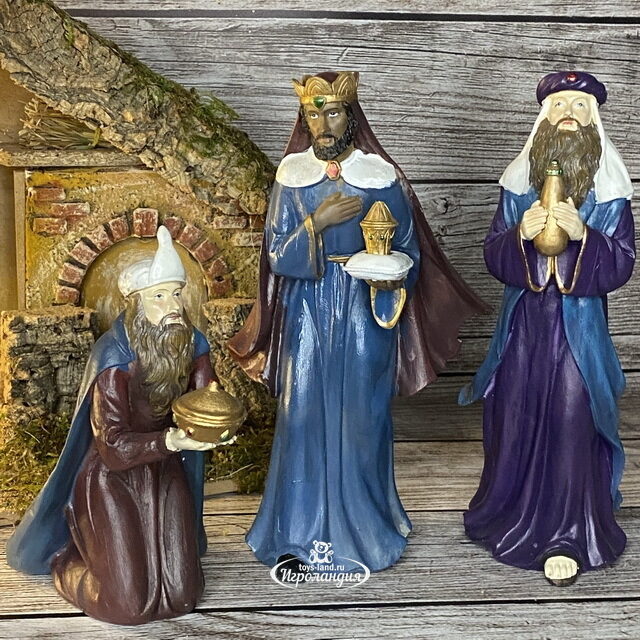 Рождественский вертеп Светлый праздник в Вифлееме 6-26 см, 11 фигурок Kaemingk