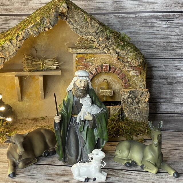 Рождественский вертеп Светлый праздник в Вифлееме 6-26 см, 11 фигурок Kaemingk