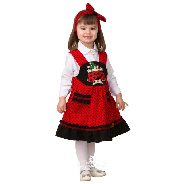 Карнавальный костюм Божья коровка Жужалка, рост 104 см Батик