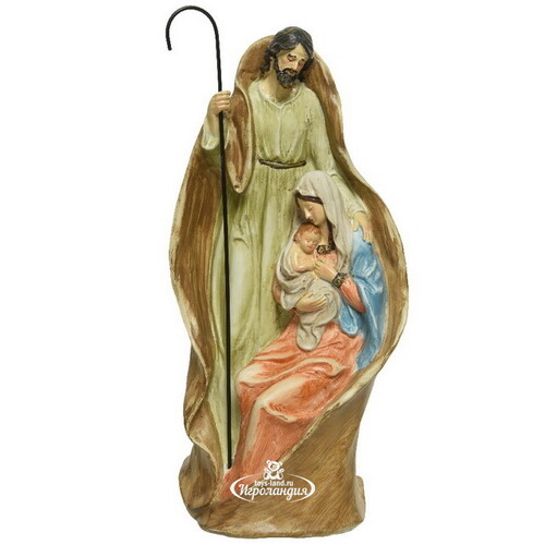 Рождественская фигура Иосиф, Мария и младенец Иисус 35 см Kaemingk
