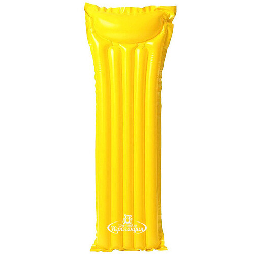 Надувной матрас Цветной 183*69 см желтый INTEX