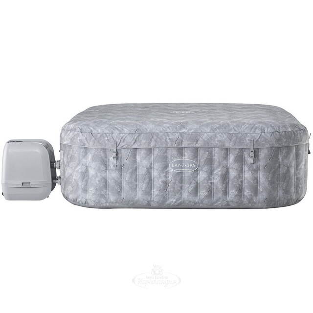 Надувной спа-бассейн 230*71 см 6001Q Bestway San Francisco Smart HydroJet Pro (Бествэй Сан Франциско Смарт Гидроджет Про), теплосберегающий тент Bestway (Бествей)