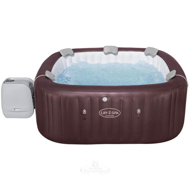 Надувной спа-бассейн 201*80 см 6001U Bestway Maldives Smart HydroJet Pro (Бествей Мальдивы Смарт Гидроджет Про), теплосберегающий тент, подсветка Bestway (Бествей)