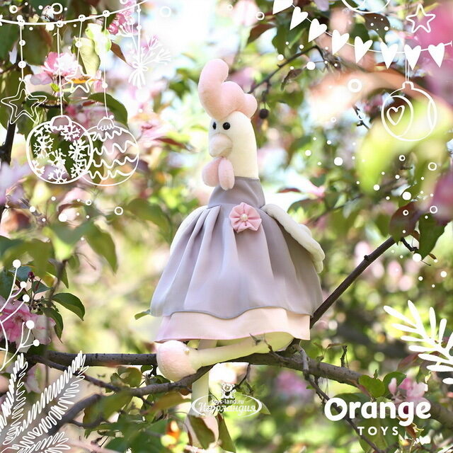 Мягкая игрушка Курочка Алина 35 см Orange Toys