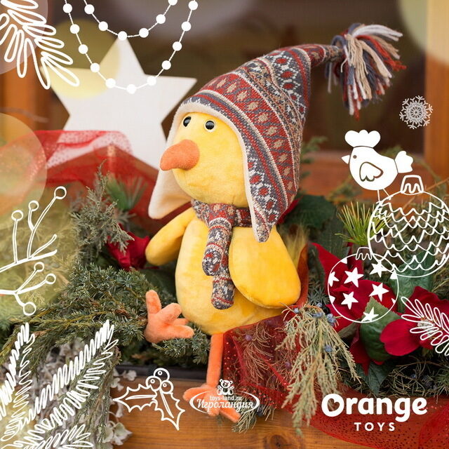Мягкая игрушка Цыпленок Сеня 20 см Orange Toys (Орандж Тойс)