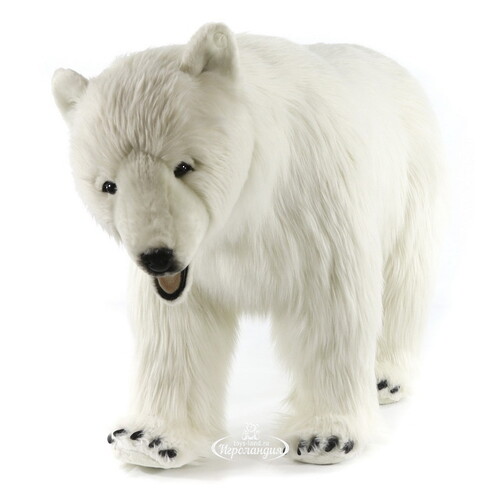 Большая мягкая игрушка Полярный медведь 110 см Hansa Creation