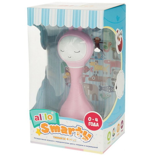Интерактивная музыкальная игрушка Умный зайка Alilo R1 розовый Alilo