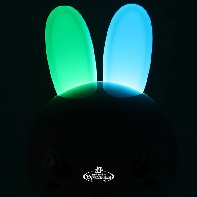 Медиаплеер-ночник Медовый зайка Alilo G6+ Bluetooth, голубой Alilo