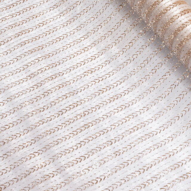 Ткань для декорирования Золотой путь 35*200 см кремовая Kaemingk