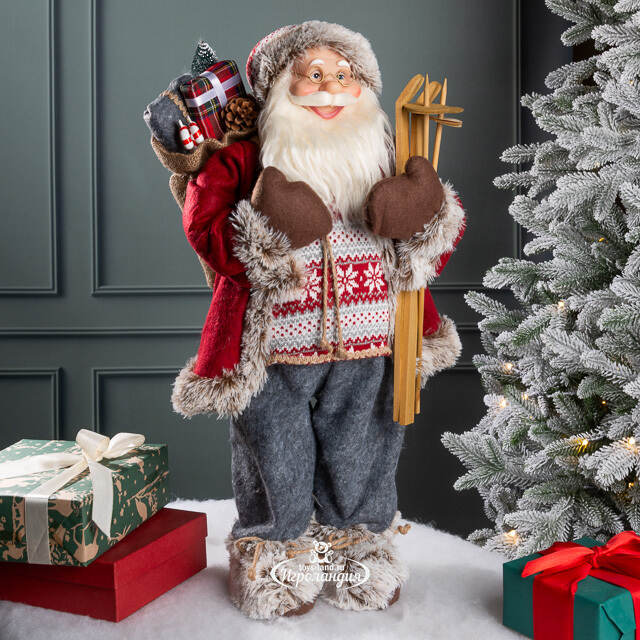Фигура под елку Санта из сказочного Тронхейма 60 см Kaemingk
