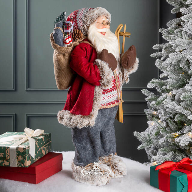 Фигура под елку Санта из сказочного Тронхейма 60 см Kaemingk