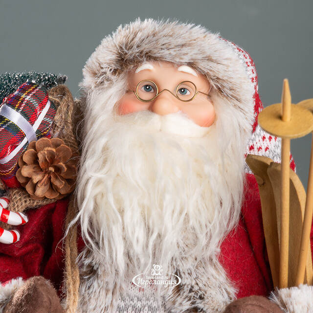 Фигура под елку Санта из сказочного Тронхейма 45 см Kaemingk