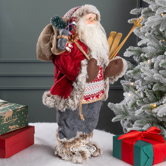 Фигура под елку Санта из сказочного Тронхейма 45 см Kaemingk