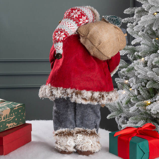 Фигура под елку Санта из сказочного Тронхейма 45 см Kaemingk