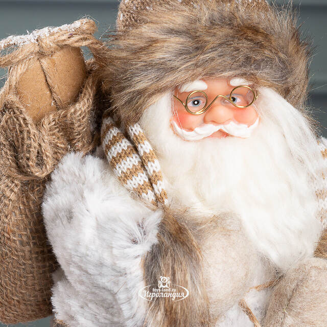 Декоративная фигура Санта-Клаус - Кудесник из снежной Лапландии 30 см Kaemingk