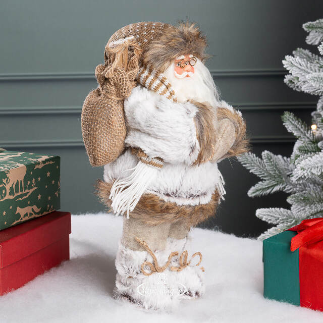 Декоративная фигура Санта-Клаус - Кудесник из снежной Лапландии 30 см Kaemingk