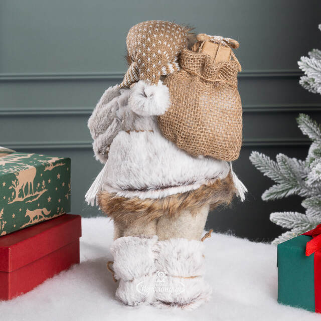 Декоративная фигура Санта-Клаус - Кудесник из снежной Лапландии 30 см Kaemingk