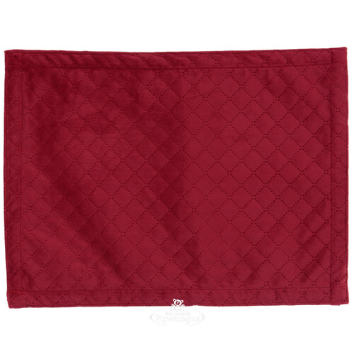 Тканевая салфетка для сервировки стола Дженнифер 40*30 см красная Kaemingk