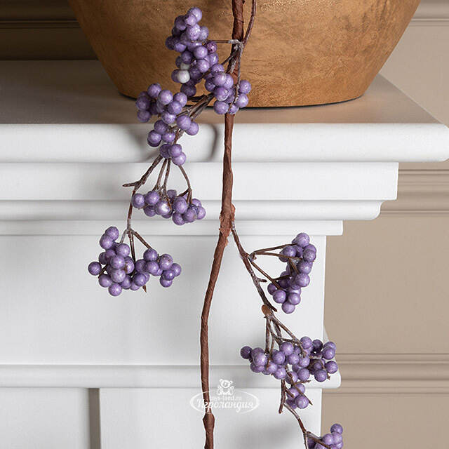 Декоративная гирлянда с ягодами Thionville 120 см Kaemingk