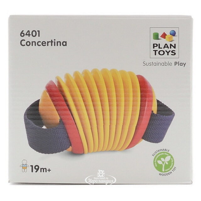 Музыкальная гармошка 20*10 см Plan Toys