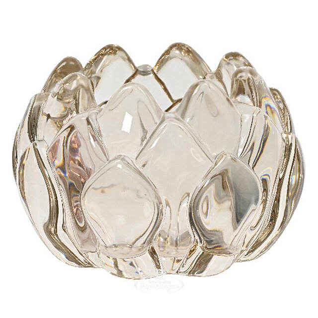 Стеклянный подсвечник для чайной свечи Артишок - Balcombe 8 см Kaemingk