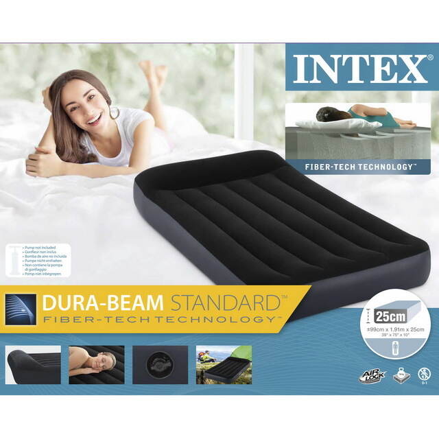 Надувной матрас Pillow Rest Classic 99*191*25 см INTEX