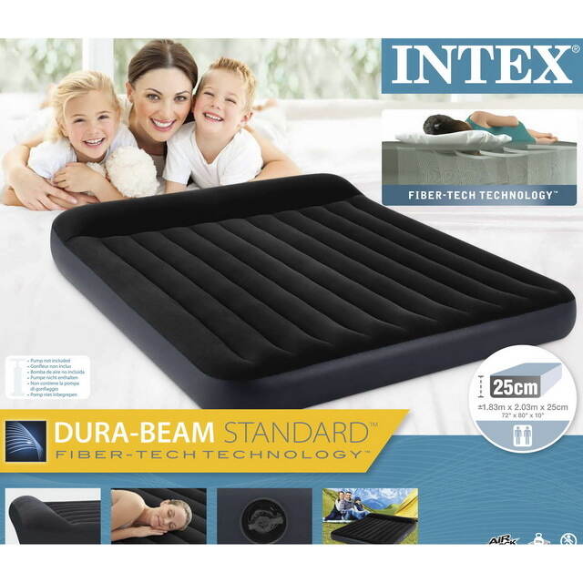 Надувной матрас Pillow Rest Classic 183*203*25 см INTEX