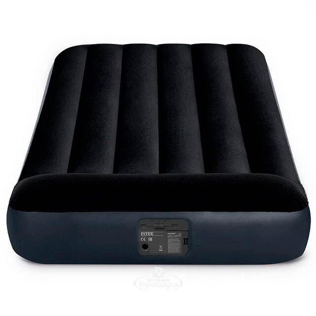 Надувной матрас с насосом Pillow Rest Classic 99*191*25 см INTEX