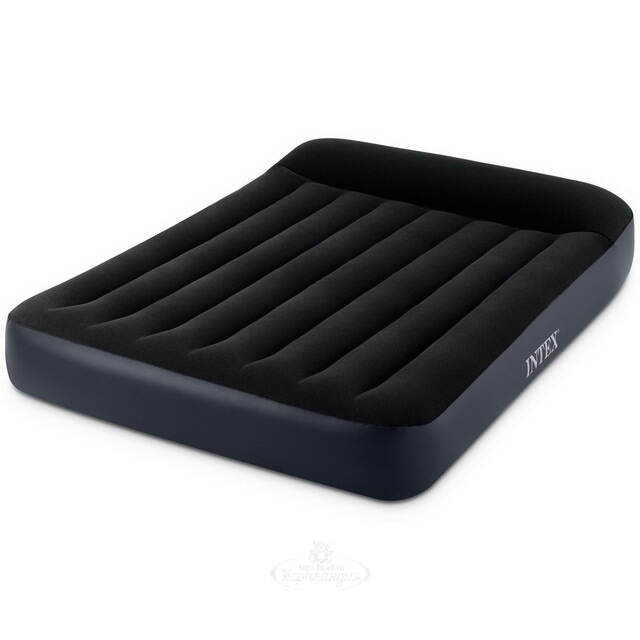 Надувной матрас с насосом Pillow Rest Classic 137*191*25 см INTEX