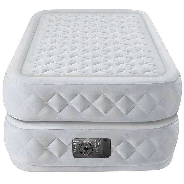 Надувная кровать с насосом Supreme Air-Flow 99*191*51 см INTEX