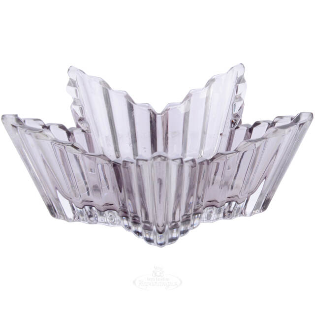 Вазочка для конфет Утренняя Звезда 14 см дымчатая Kaemingk