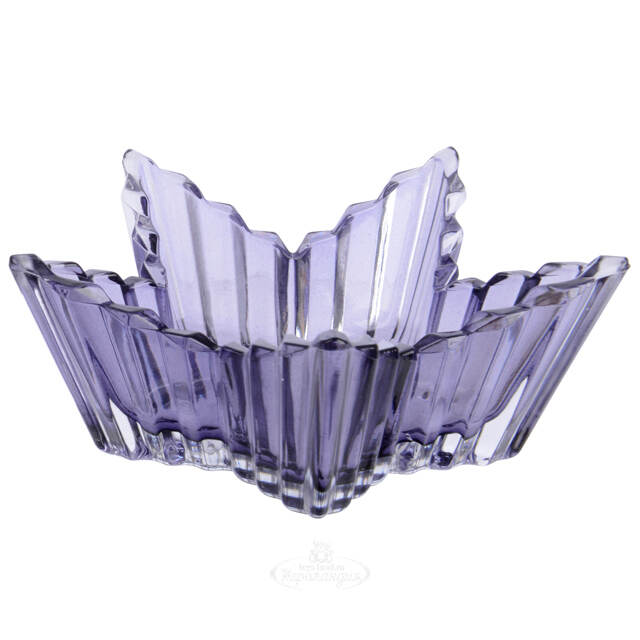 Вазочка для конфет Утренняя Звезда 14 см сиреневая Kaemingk