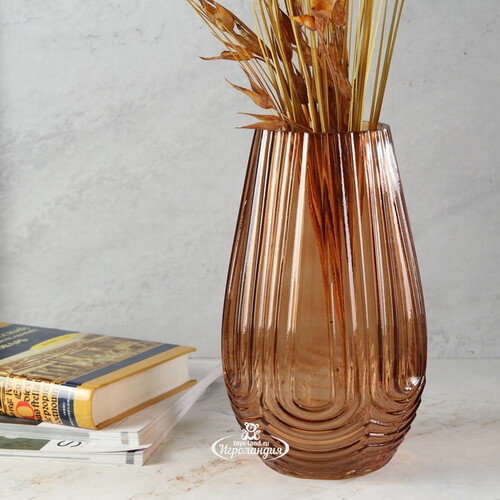 Стеклянная ваза Naples Sunset 25 см Kaemingk