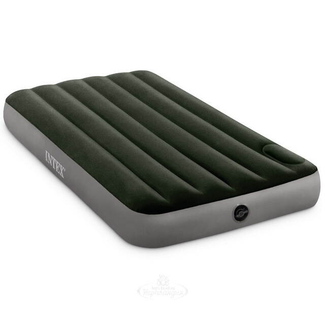Надувной матрас Downy 99*191*25 см, со встроенным ножным насосом INTEX 64761 INTEX