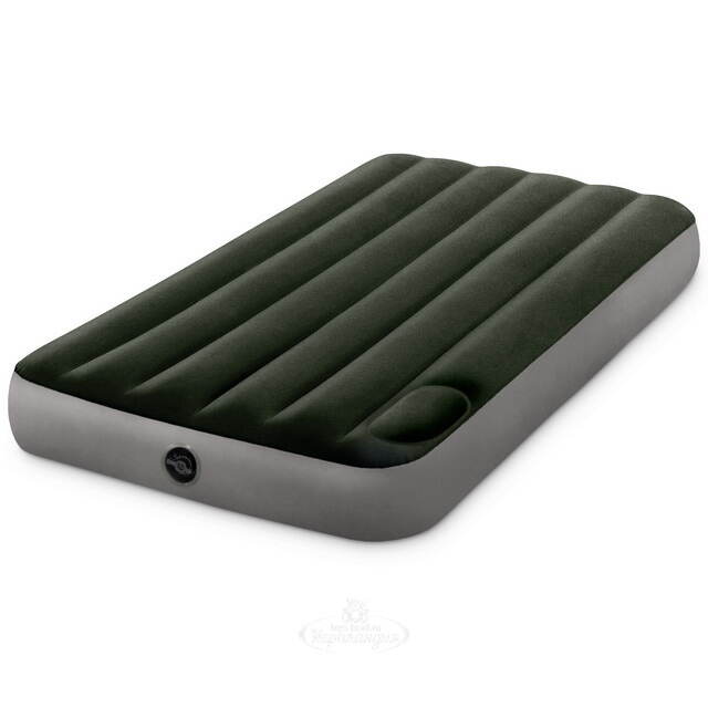 Надувной матрас Downy 99*191*25 см, со встроенным ножным насосом INTEX 64761 INTEX